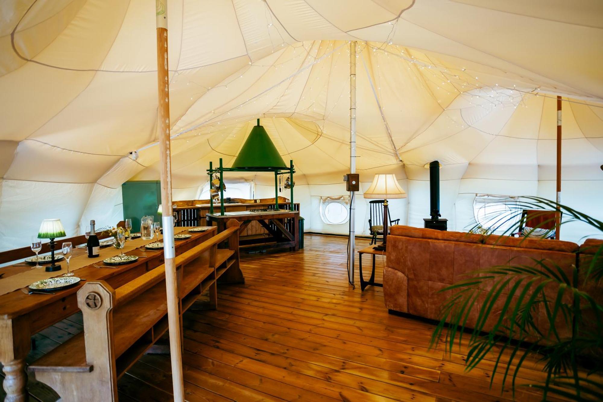 Вилла Luxury Glamping Retreat In Баттл Экстерьер фото